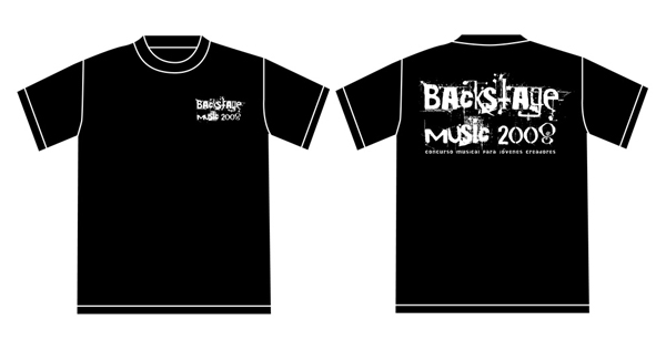 Camiseta Backstage Music 2008
