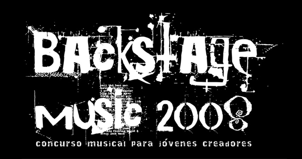 Logotipo Backstage Music 2008